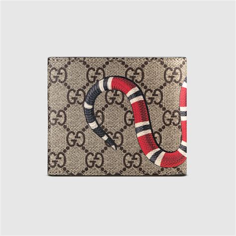 fake gucci snake|gucci snake wallet men's.